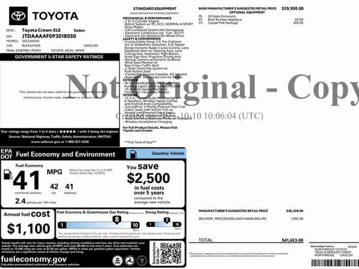 2023 Toyota Crown XLE