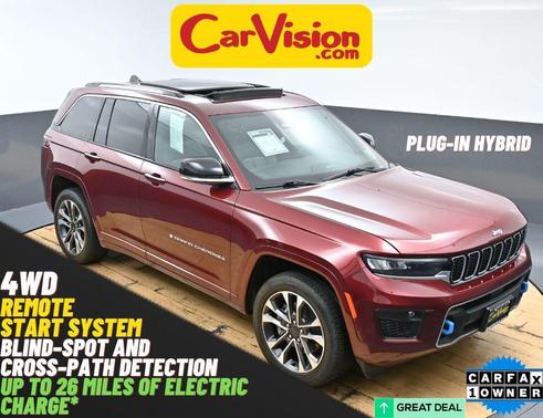 Velvet Red Pearlcoat 2023 Jeep Grand Cherokee 4xe Overland