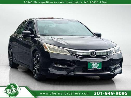 Crystal Black Pearl 2017 Honda Accord Touring V6