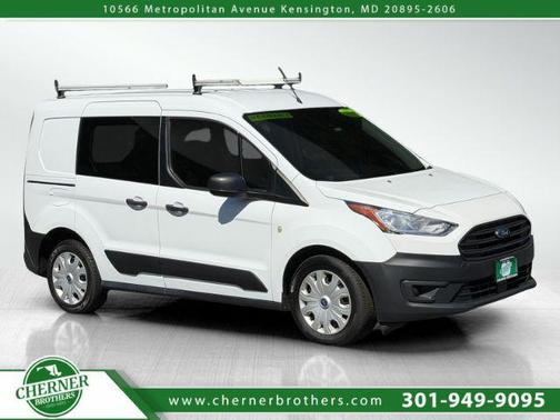 Frozen White 2020 Ford Transit Connect XL Cargo Van