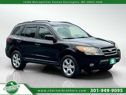 Ebony Black 2009 Hyundai SANTA FE SE