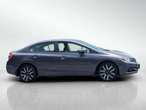 Modern Steel Metallic 2014 Honda Civic EX-L