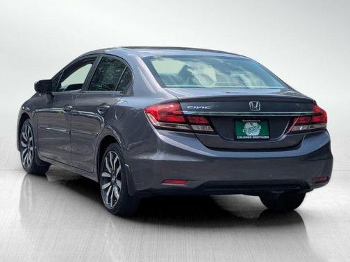 Modern Steel Metallic 2014 Honda Civic EX-L
