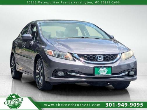 Modern Steel Metallic 2014 Honda Civic EX-L