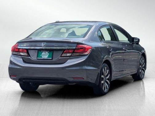 Modern Steel Metallic 2014 Honda Civic EX-L