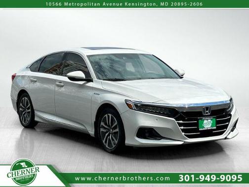 Platinum White Pearl 2022 Honda Accord Hybrid EX-L