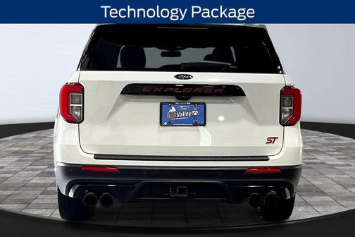 Star White Metallic Tri-Coat 2022 Ford Explorer ST