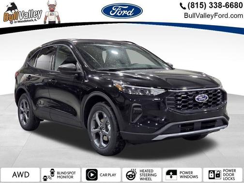 Agate Black Metallic 2025 Ford Escape ST-Line