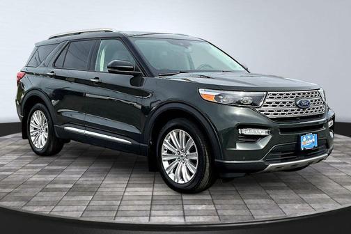 Forged Green Metallic 2023 Ford Explorer Limited