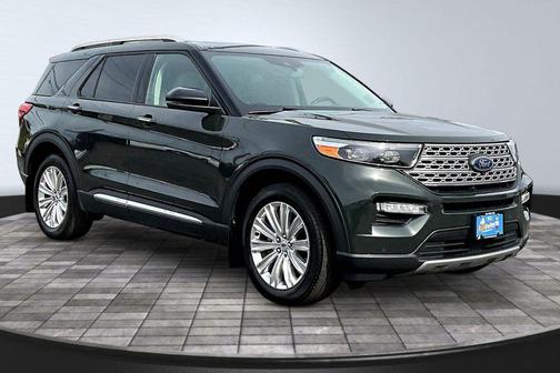 Forged Green Metallic 2023 Ford Explorer Limited