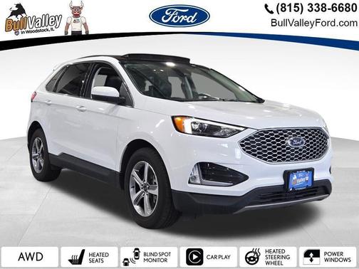 Oxford White 2023 Ford Edge SEL