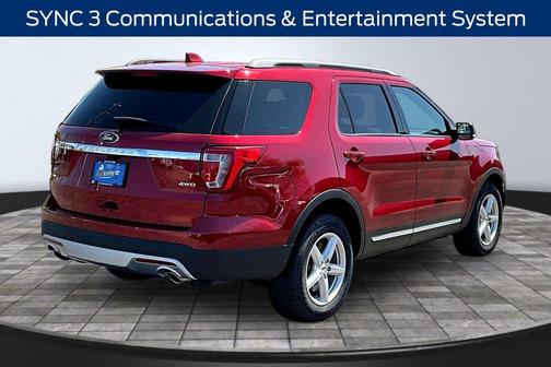 Ruby Red Metallic 2017 Ford Explorer XLT
