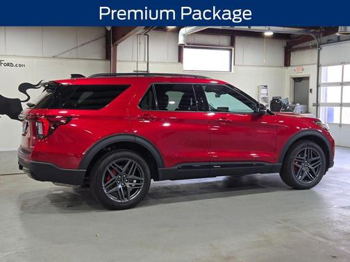Rapid Red Metallic Tinted Clearcoat 2025 Ford Explorer ST-Line
