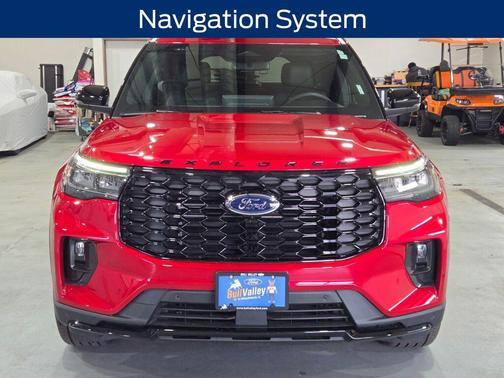 Rapid Red Metallic Tinted Clearcoat 2025 Ford Explorer ST-Line