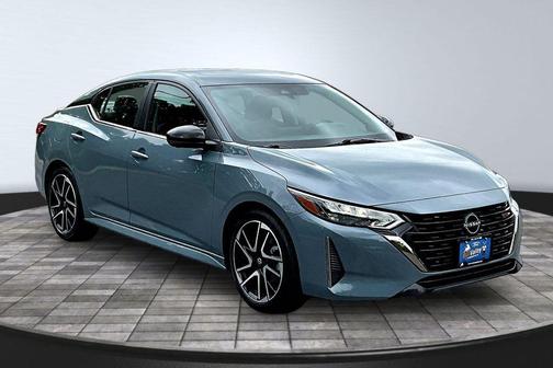 Atlantic Gray Metallic 2024 Nissan Sentra SR