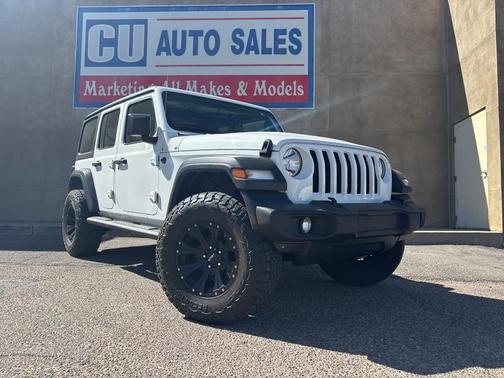 Bright White Clearcoat 2020 Jeep Wrangler Unlimited Sport SUV