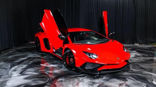 Red 2017 Lamborghini Aventador LP740-4S