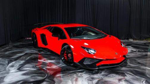 Red 2017 Lamborghini Aventador LP740-4S