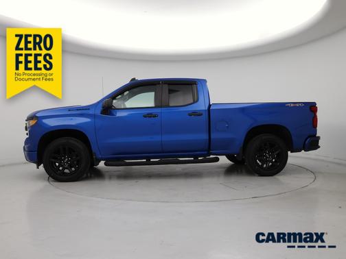 Blue 2024 Chevrolet Silverado 1500 Custom