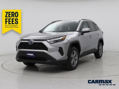 Silver 2023 Toyota RAV4 Hybrid XLE