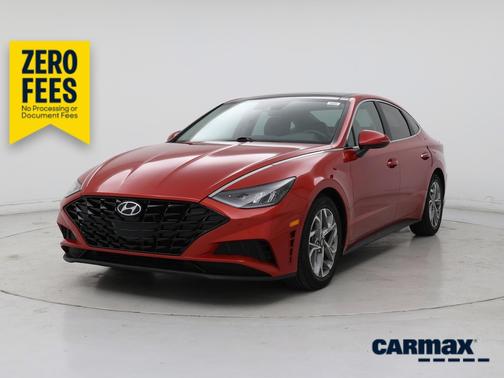 Red 2021 Hyundai SONATA SEL