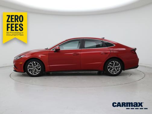 Red 2021 Hyundai SONATA SEL