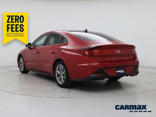 Red 2021 Hyundai SONATA SEL
