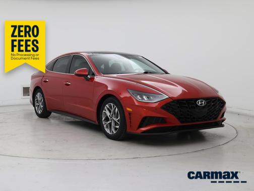 Red 2021 Hyundai SONATA SEL