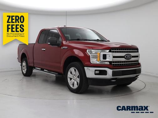 Red 2018 Ford F-150 XLT