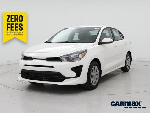 White 2022 Kia Rio LX
