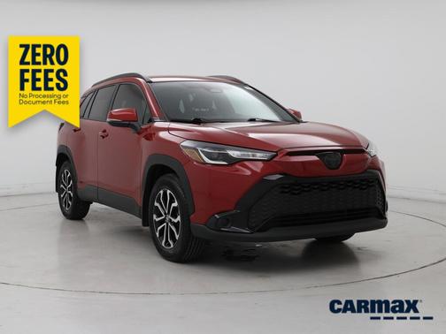 Red 2023 Toyota Corolla Cross Hybrid SE
