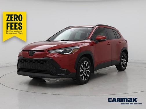 Red 2023 Toyota Corolla Cross Hybrid SE