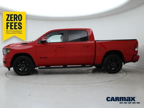 Red 2020 RAM 1500 Bighorn