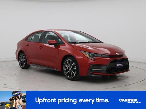 Red 2020 Toyota Corolla SE