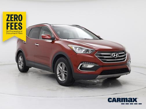 Red 2017 Hyundai Santa Fe Sport