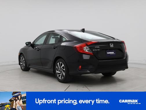 Black 2017 Honda Civic EX
