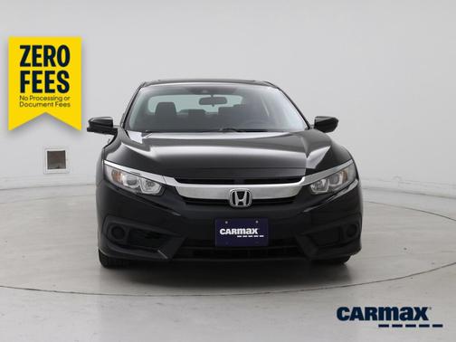 Black 2017 Honda Civic EX