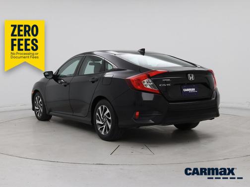 Black 2017 Honda Civic EX