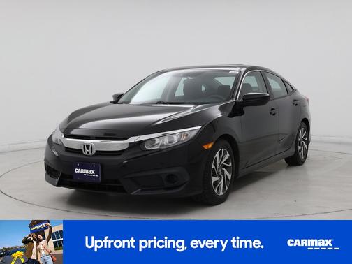 Black 2017 Honda Civic EX
