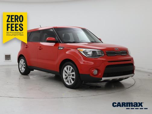 Red 2018 Kia Soul +