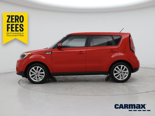 Red 2018 Kia Soul +