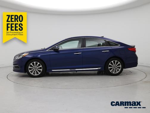 Blue 2016 Hyundai SONATA Limited