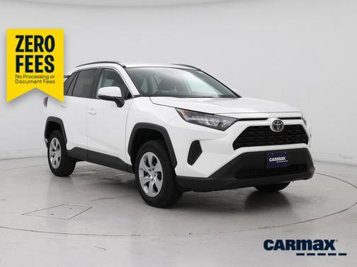 White 2020 Toyota RAV4 LE