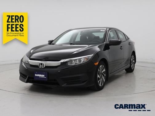 Black 2018 Honda Civic EX