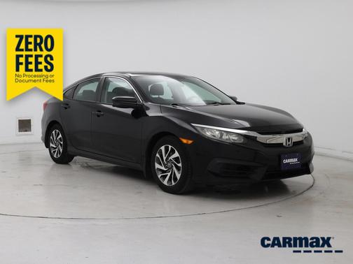 Black 2018 Honda Civic EX