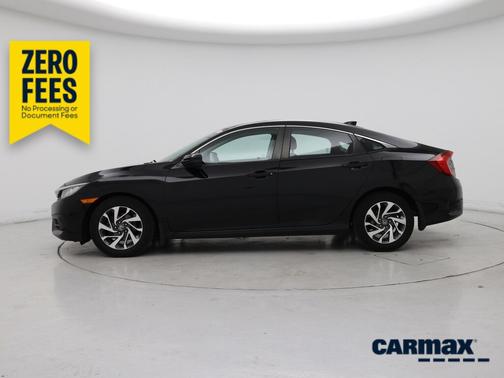 Black 2018 Honda Civic EX