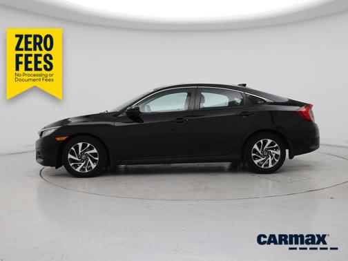 Black 2018 Honda Civic EX