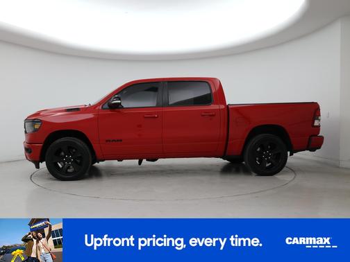 Red 2022 RAM 1500 Bighorn
