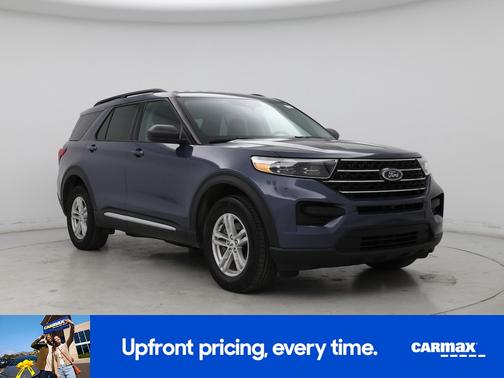 Blue 2021 Ford Explorer XLT