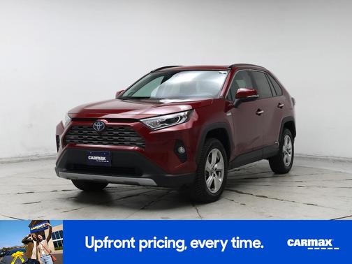 Red 2020 Toyota RAV4 Hybrid Limited